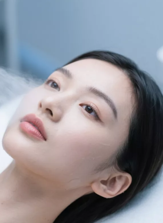 Patient portrait representing medical aesthetic care
