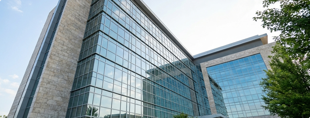 Exterior of Fosun Health campus building